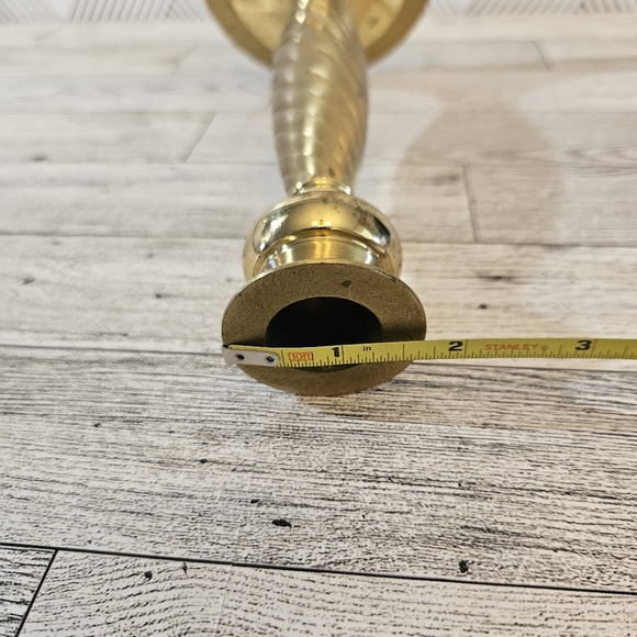 Partylite Vintage Lexington Solid Polished Brass Candlestick Holder - Picture 7 of 7